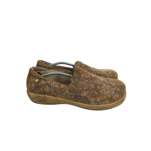 Alegria Keli kel-678 womens Size 44 (12.5-13) Zigzag Pattern Leather Shoes - Picture 5 of 8